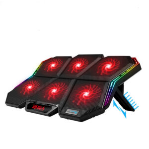 Notebook Cooler Six-Fan Touch Panel Notebook Cooling Base Notebook Cooling Bracket